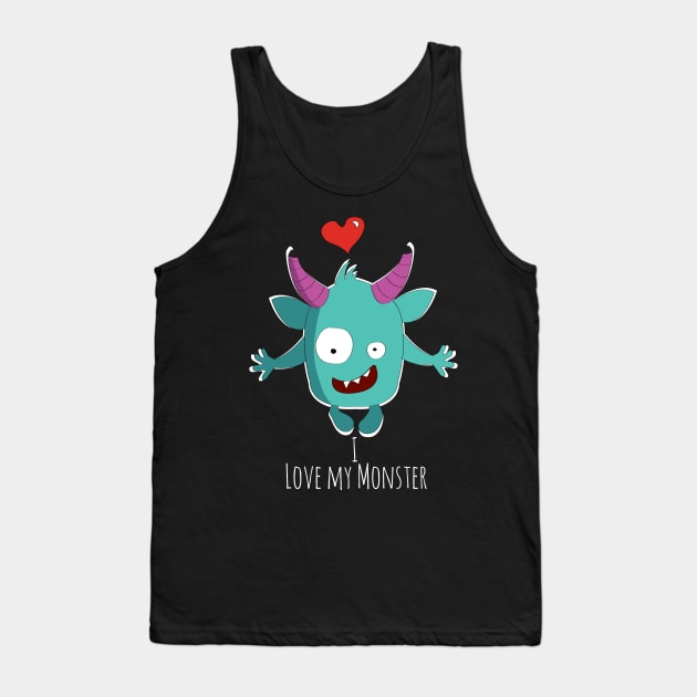 I Love my Monster Tank Top by emma17